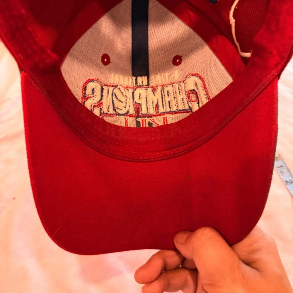 Top of the World Blue and Red KU Champions Hat